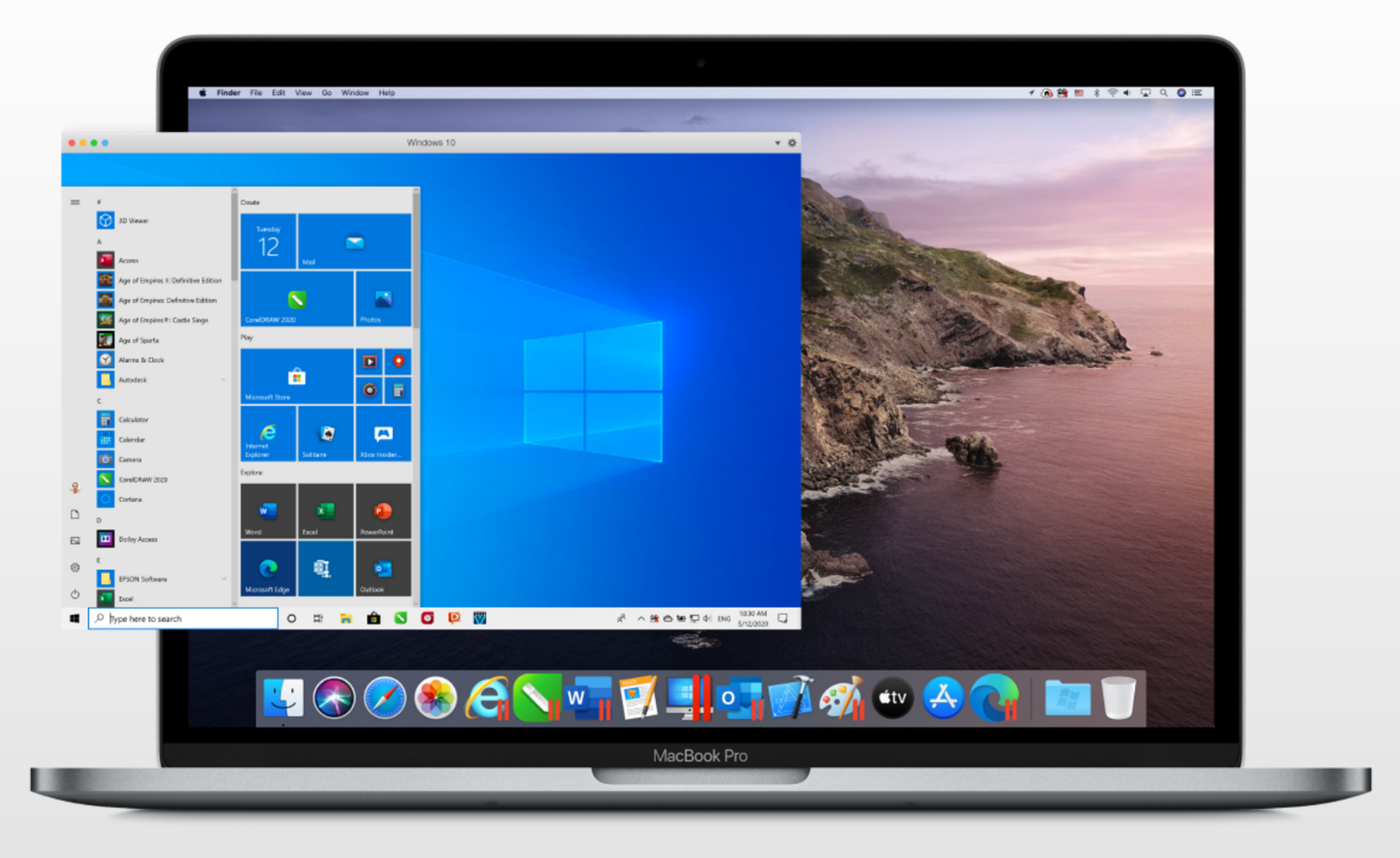 parallels for mac resolution font windows